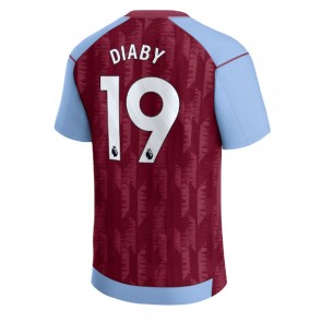 Aston Villa Moussa Diaby #19 Replica Home Stadium Shirt 2023-24 Short Sleeve